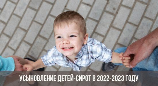 Усыновление детей-сирот в 2022-2023 году