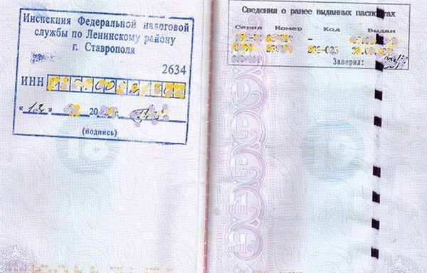 налоговый номер в паспорте – где его найти